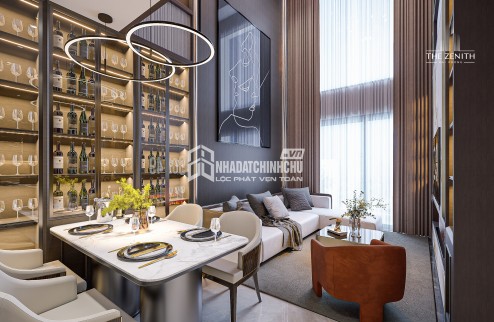DUPLEX THÔNG TẦNG 118m² VIEW BỂ BƠI TẠI THE ZENITH – CHỈ 5,115 TỶ